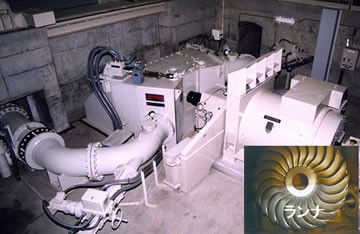35m Head 145kw Turgo Impulse Turbine Generator