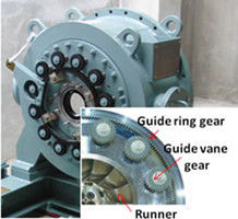 Cylindrical 1.0m3/S 80m Head Reversible Francis Turbine